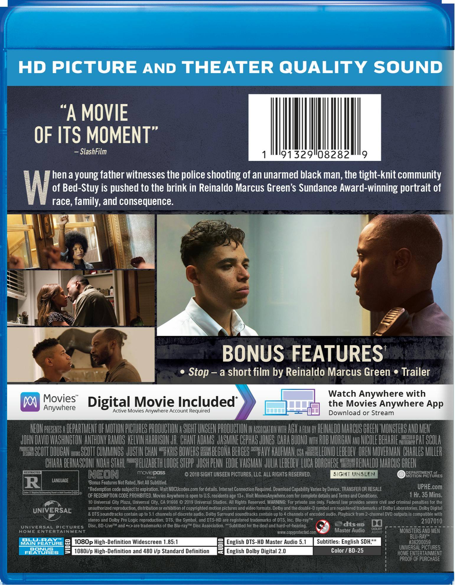 Angle. Monsters and Men (Blu-ray + DVD + Digital HD) [Blu-ray].