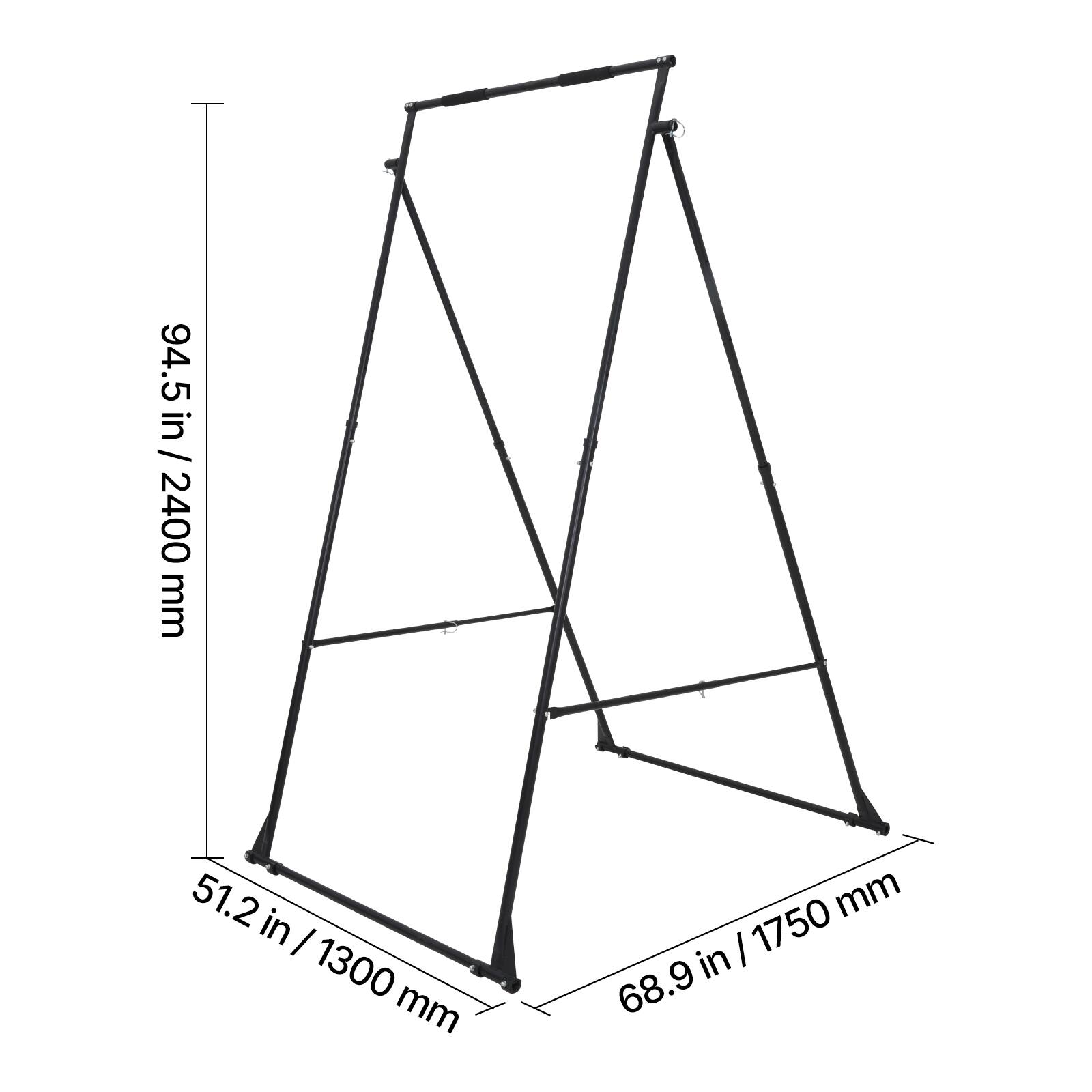 94.5 in / 2400 mm  
51.2 in / 1300 mm  
68.9 in / 1750 mm