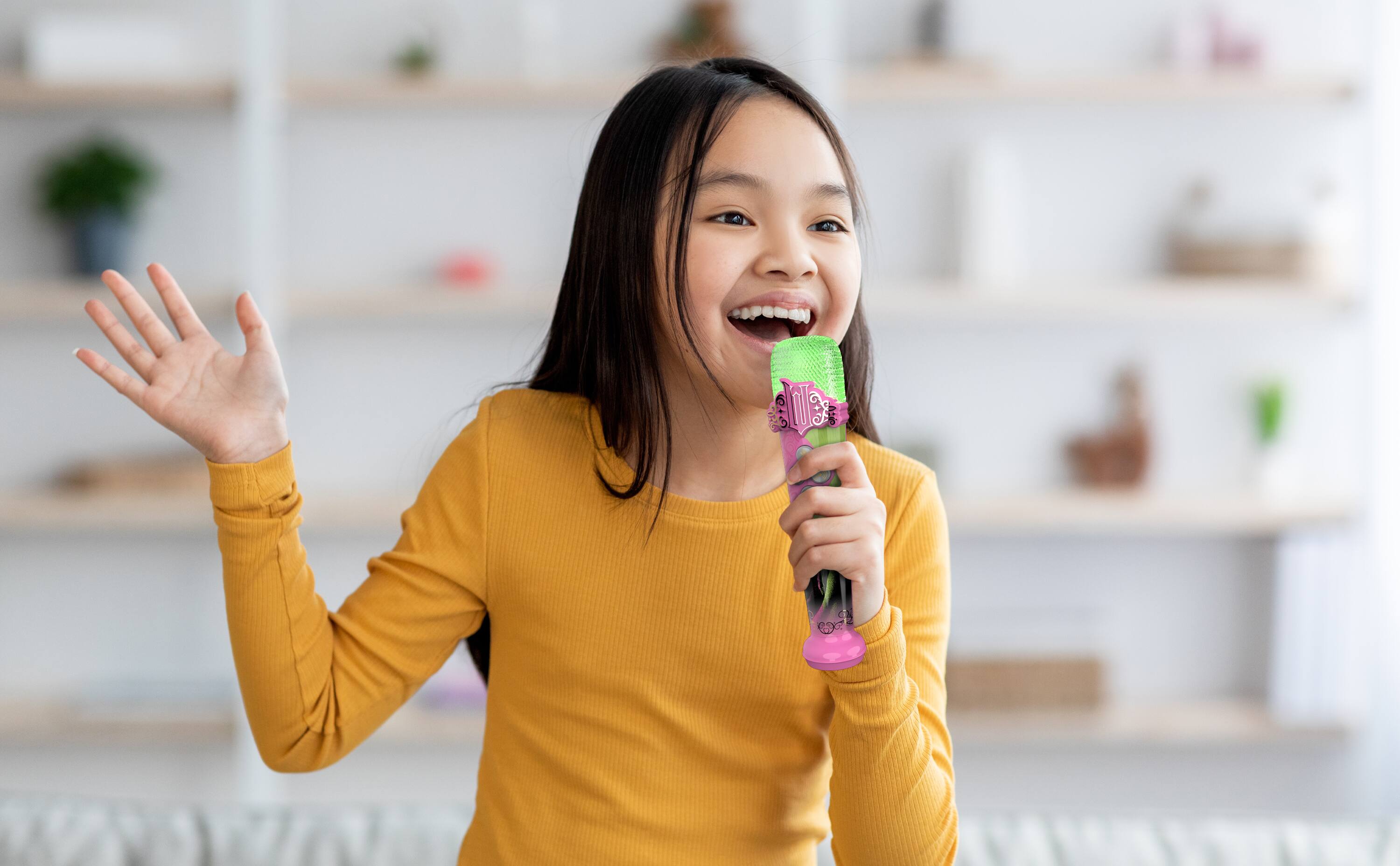 Angle. eKids - eKids Wicked Bluetooth Karaoke Microphone for Kids.