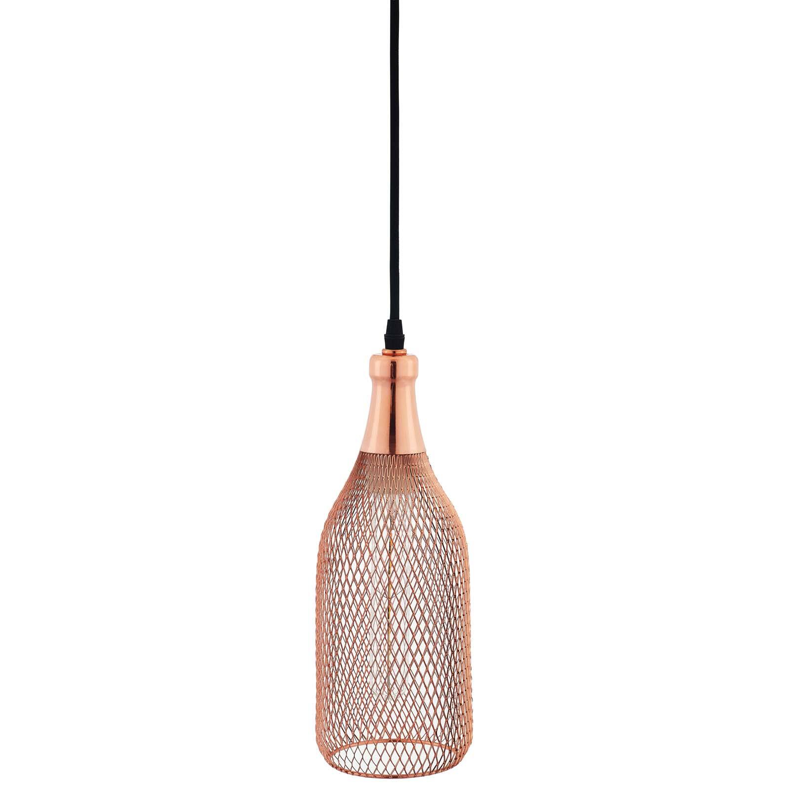 Back. Modway - Glimmer Bottle-Shaped Rose Gold Pendant Light by Modway - Rose Gold.