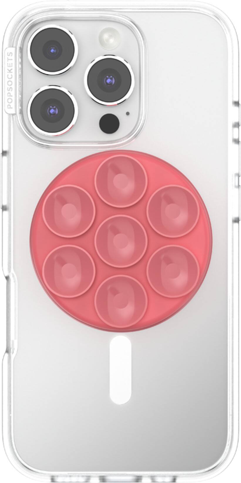 Alt View 1. PopSockets - MagSafe Suck-Up Universal Magnetic Suction Grip & Mount with Adapter Ring for Cell Phones - Putty.