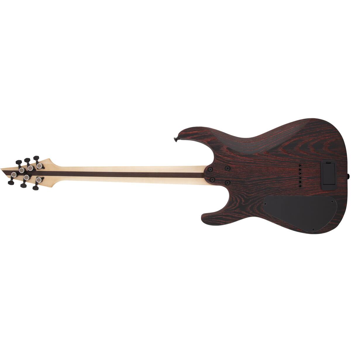 Alt View 2. Jackson - Jackson Pro Dinky DK2 Modern Ash HT6 Electric Guitar, Ebony, Baked Red.