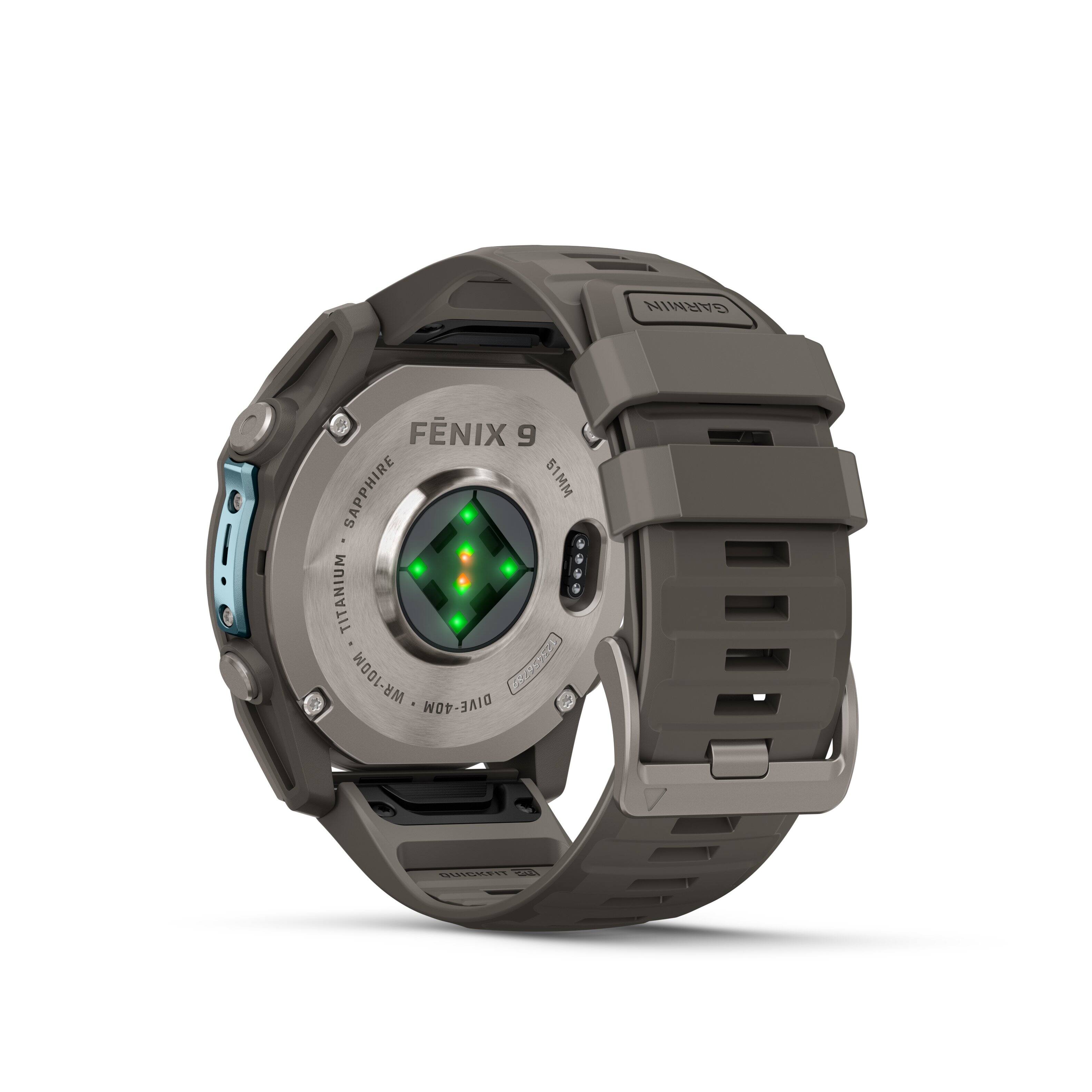 GARMIN  
FENIX 9 SAPPHIRE 51MM TITANIUM WR-100M - 08295050 DIVE-40M  
QUICKFIT