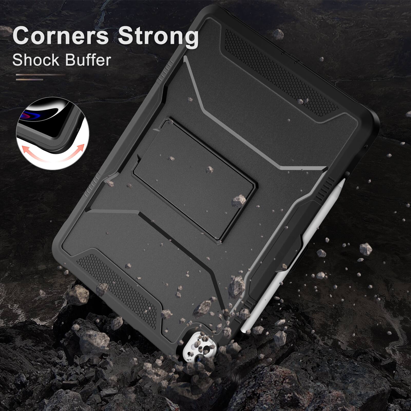 Corners Strong  
Shock Buffer