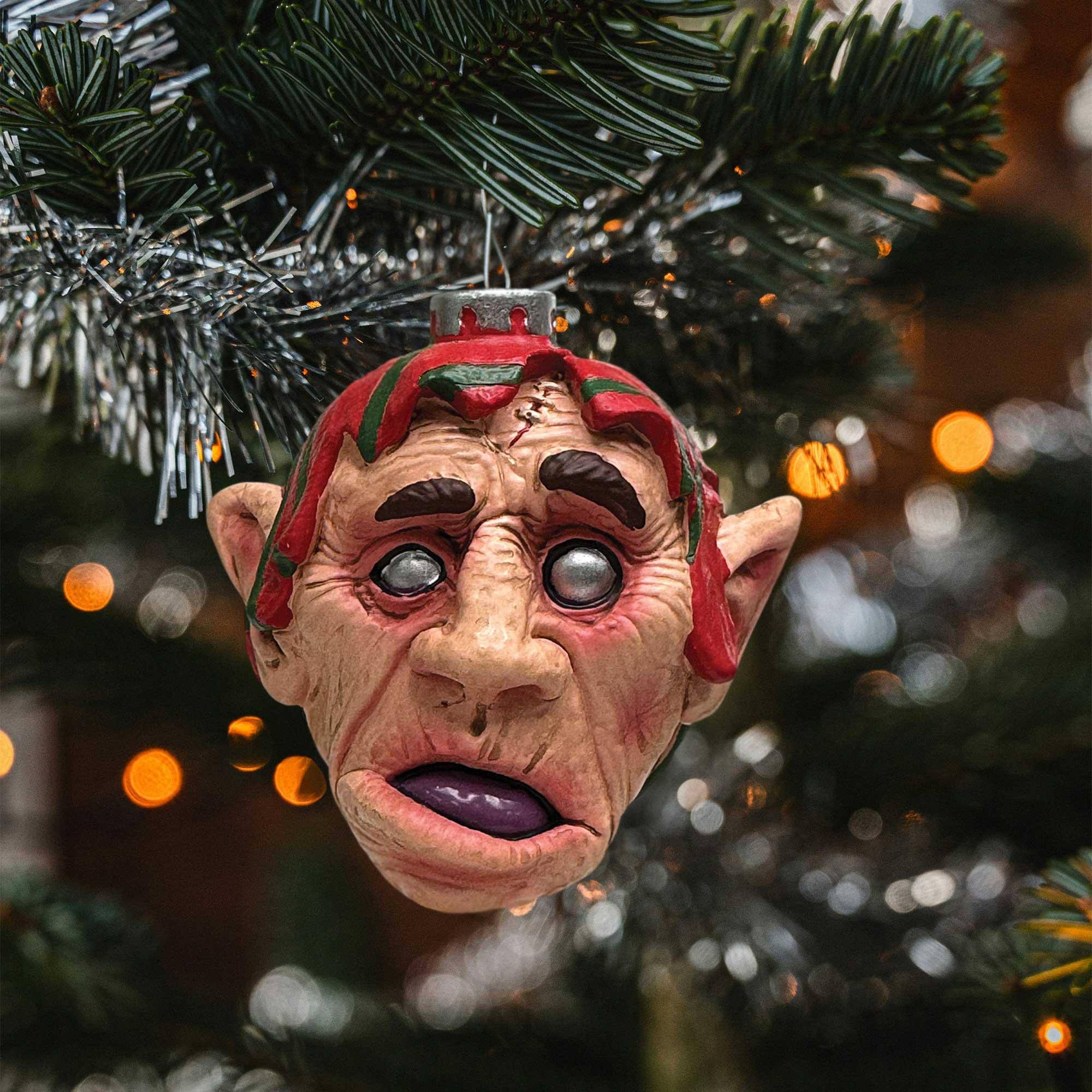 Alt View 1. Gorenaments - Len Simon's Gorenaments 3.5 Inch Horror Ornament Series 4 | Lobo - Red.