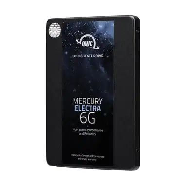 OWC SOLID STATE DRIVE
MERCURY ELECTRA 6G
High Speed Performance and Reliability
Recommended for computer enthusiasts with 600MB/s read and write speeds