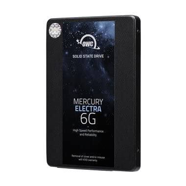 OWC SOLID STATE DRIVE  
MERCURY ELECTRA 6G  
High Speed Performance and Reliability  

Recommended for computer enthusiasts with 600MB/s read and write speeds