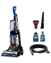 BISSELL - TurboClean Pet XL - Black with Colbalt Blue Accents - Front_Zoom