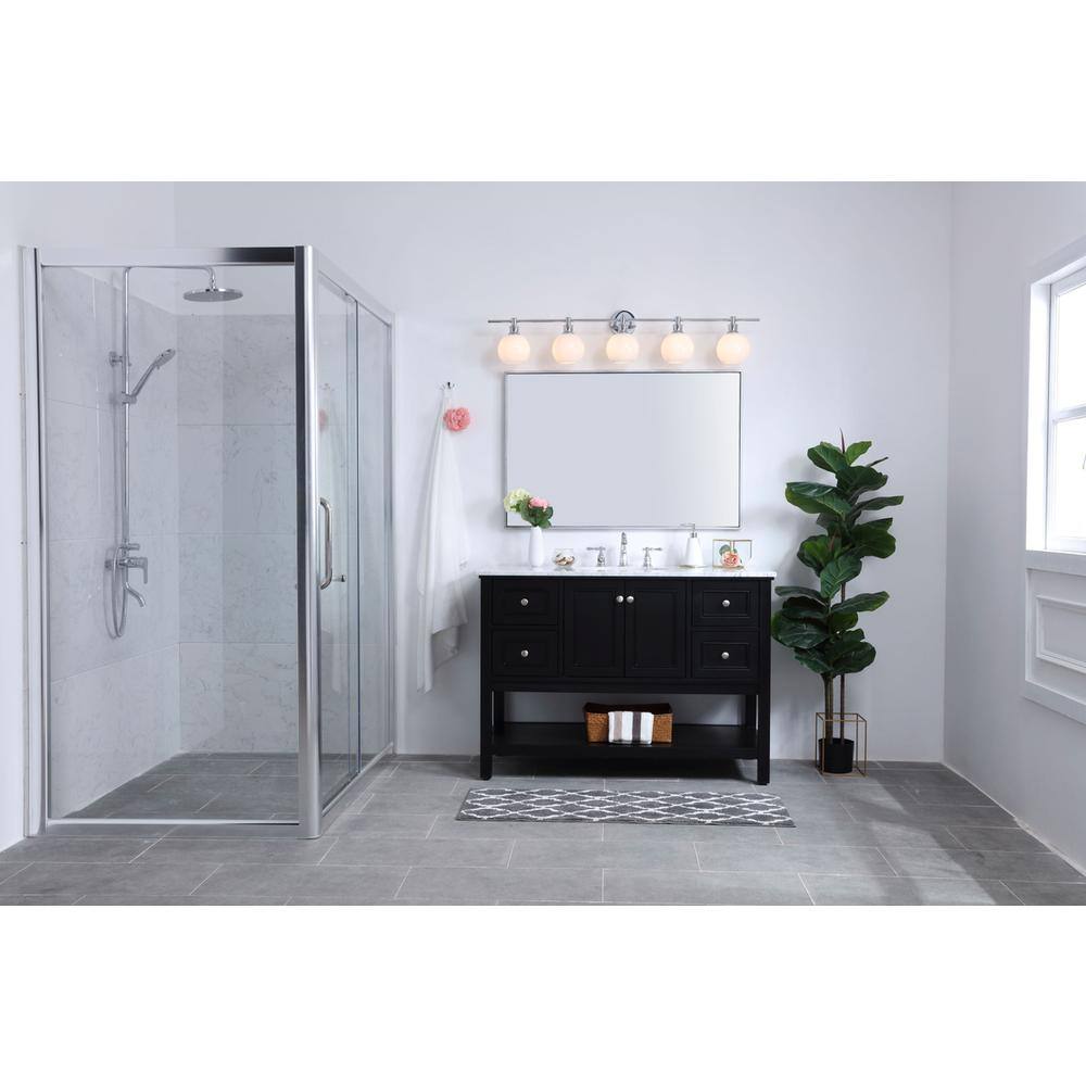 Living District - Collier 5 light Wall sconce - Chrome And Frosted White Glass price history on PriceWatchPro
