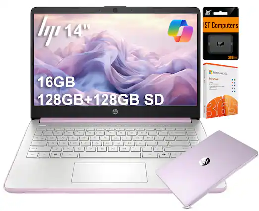 14" IST Computers 256G 16GB 128GB+128GB SD - Microsoft 365 | Personal