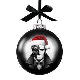OrnamentallyYou - The Phantom of the Opera Christmas Spooky Portrait Glass Ornament Black Horror Halloween Tree Decor - Multi-colored