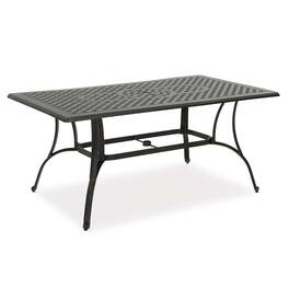 Hivvago - Cast Aluminum 40 x 70 inch Outdoor Dining Table - Bronze