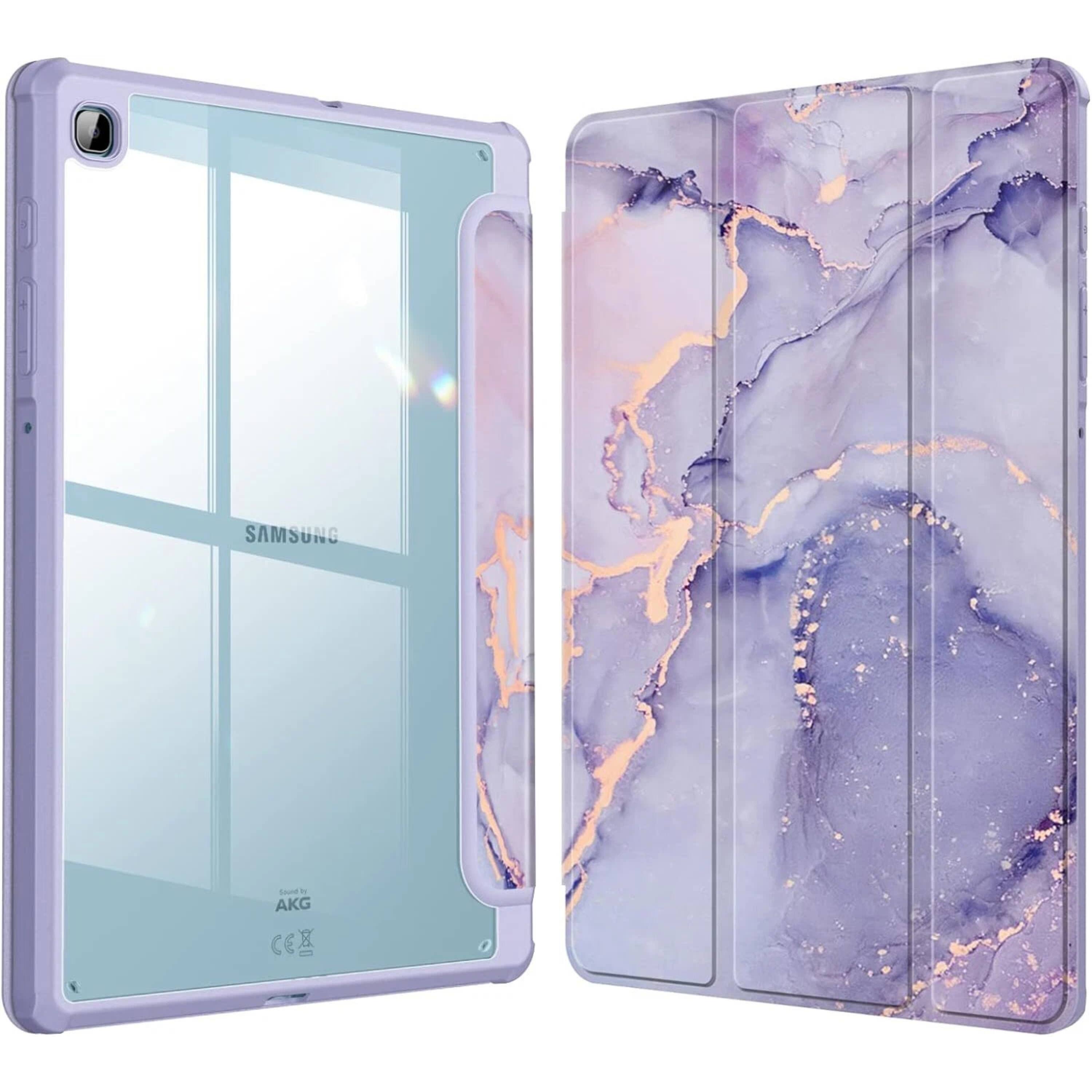 Kitcheniva - Shockproof Hybrid Slim Case For Samsung Galaxy Tab S6 Lite 10.4” - Lilac Marble