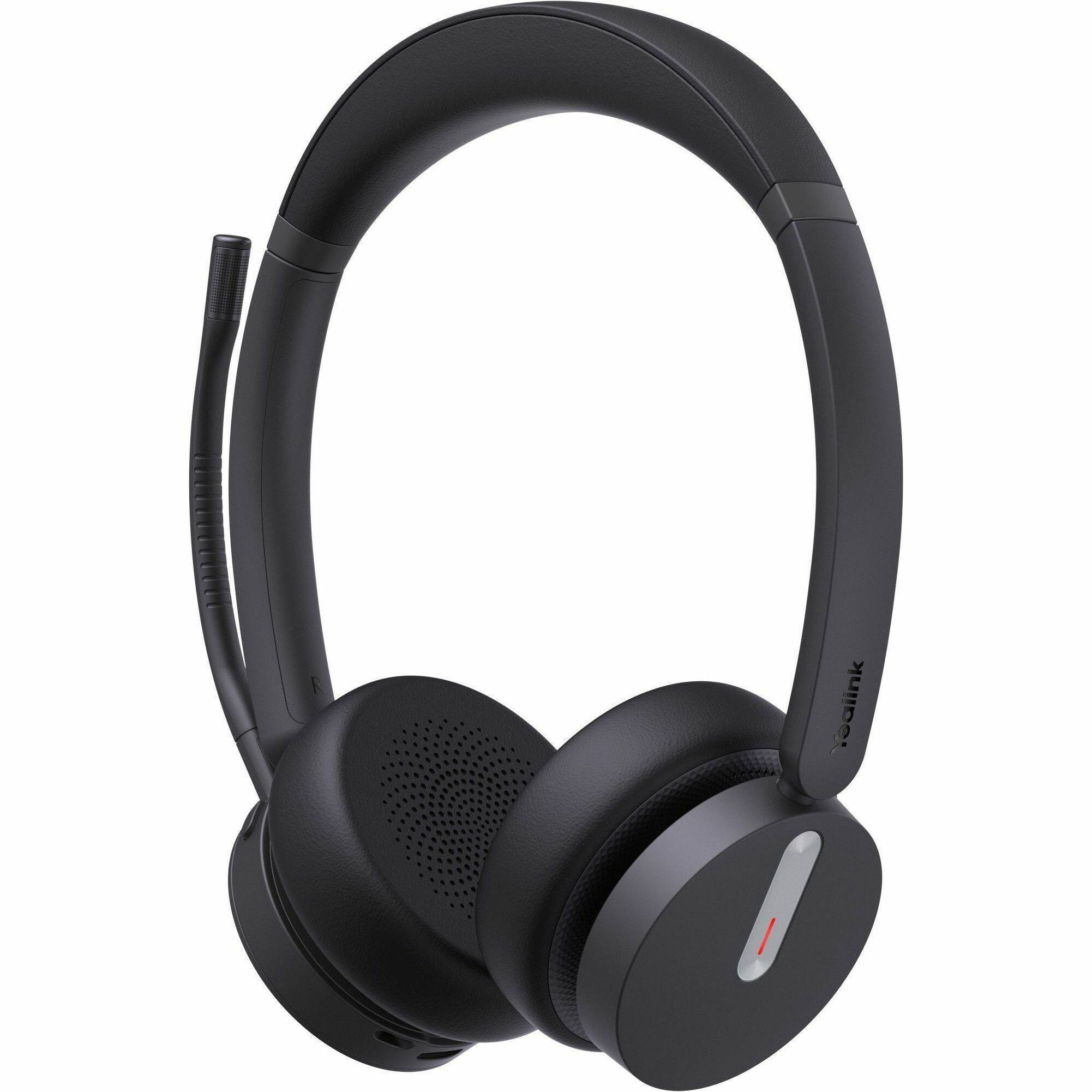 Alt View 7. Yealink - Yealink BH70 Bluetooth Headset - Microsoft Teams Certification - Stereo - USB Type C, USB Type A - Wired/Wireless - Black.