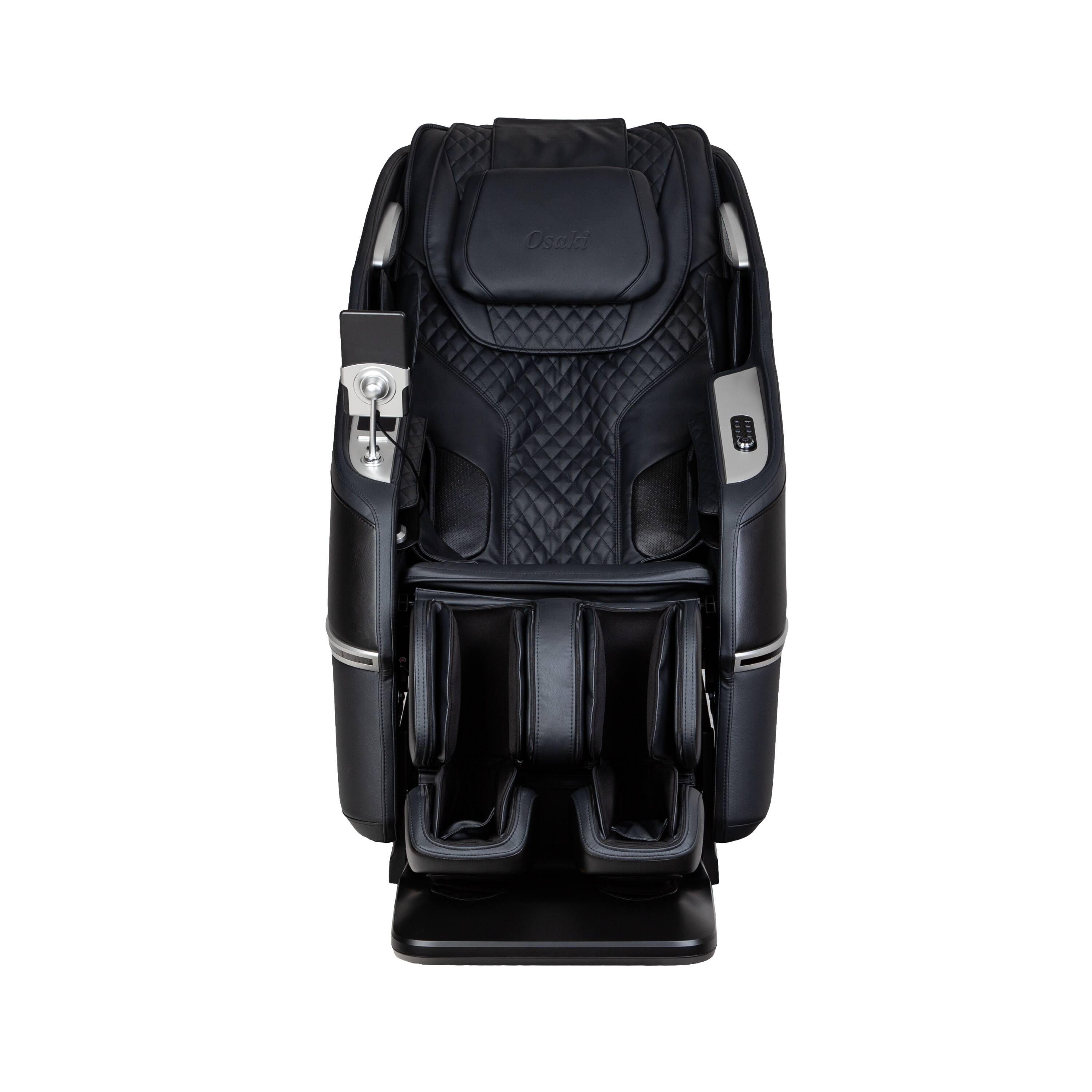 Alt View 9. Osaki - 4D Aeris Duo Mech AI Massage Chair with Advanced Dual Massage, Ankle Stretch, Air Cooling Tech - Black - Black.