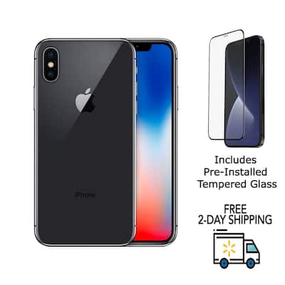 Apple Refurbished Excellent iPhone X A1865 (Fully Unlocked) 64GB w Apple Refurbished Excellent iPhone X A1865 (Fully Unlocked) 64GB w