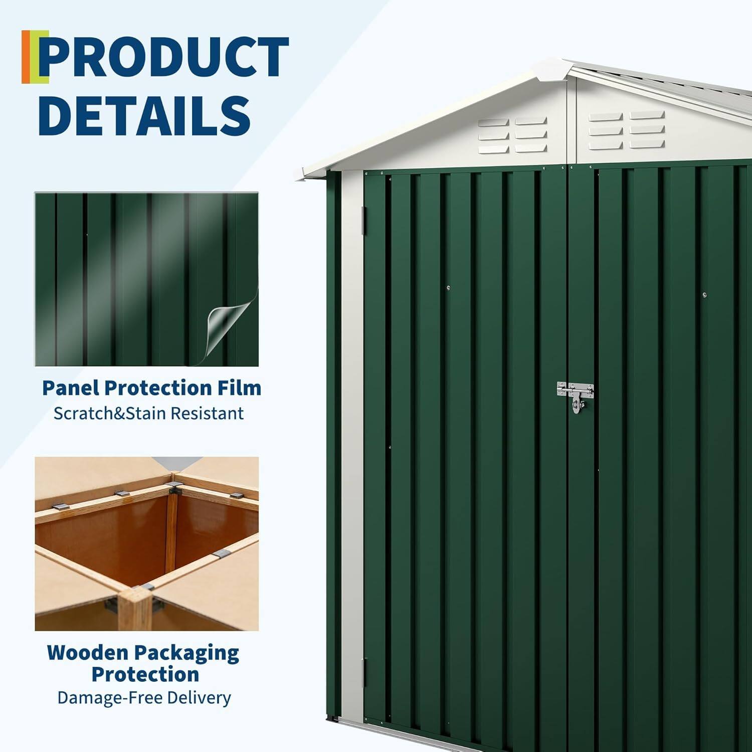 PRODUCT DETAILS

- Panel Protection Film
  - Scratch & Stain Resistant

- Wooden Packaging Protection
  - Damage-Free Delivery