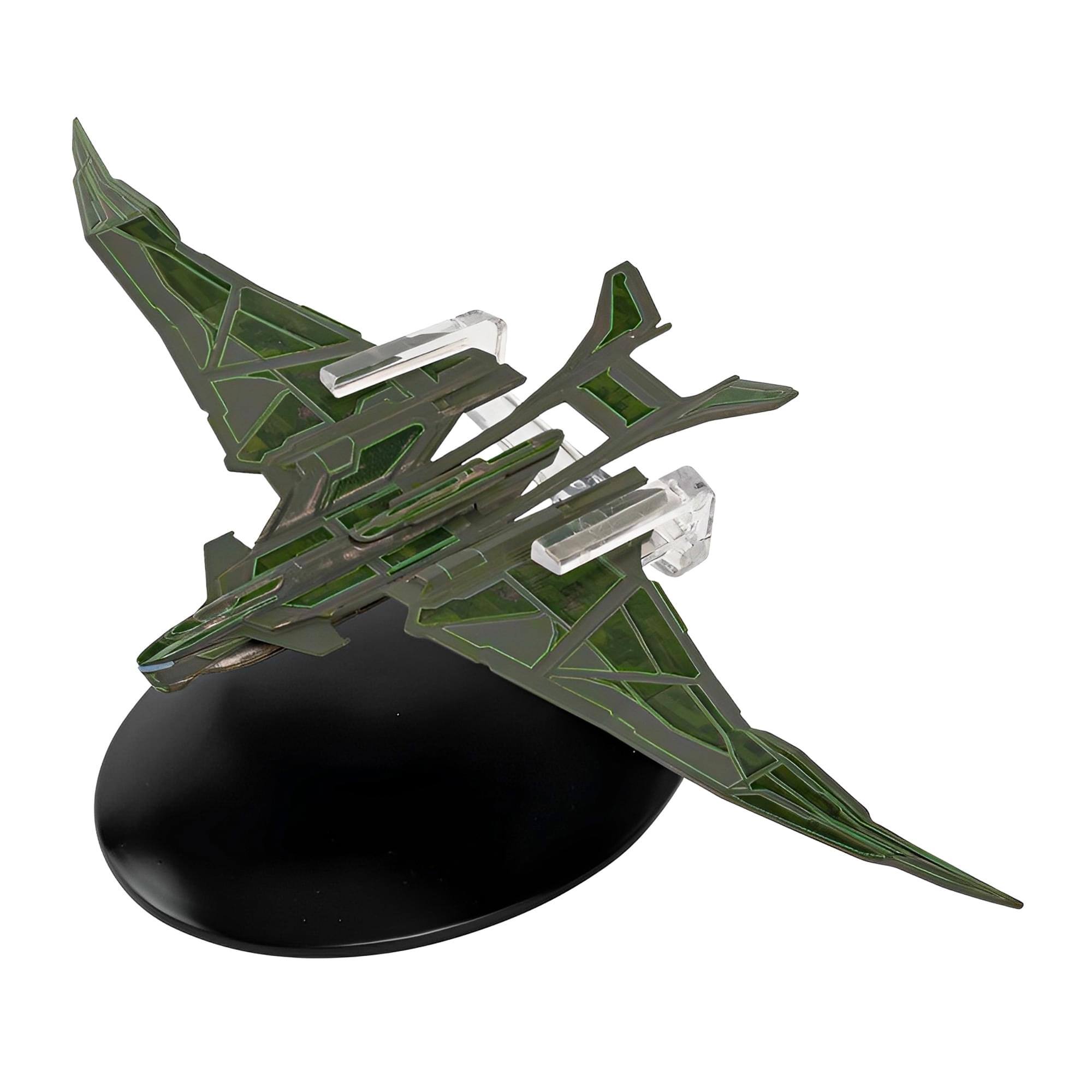 Alt View 1. Eaglemoss - Eaglemoss Star Trek Picard Ship Replica | Romulan Warbird - Green.