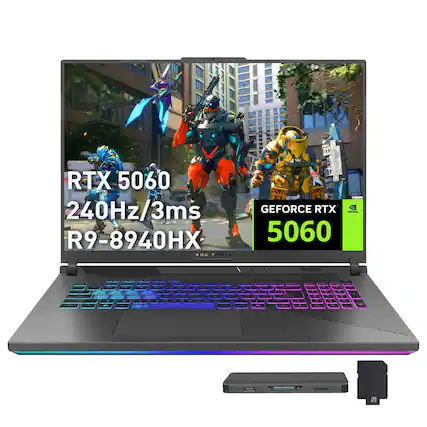RTX 5060
240Hz/3ms
R9-8940HX
ROG STRIX
GEFORCE RTX 5060