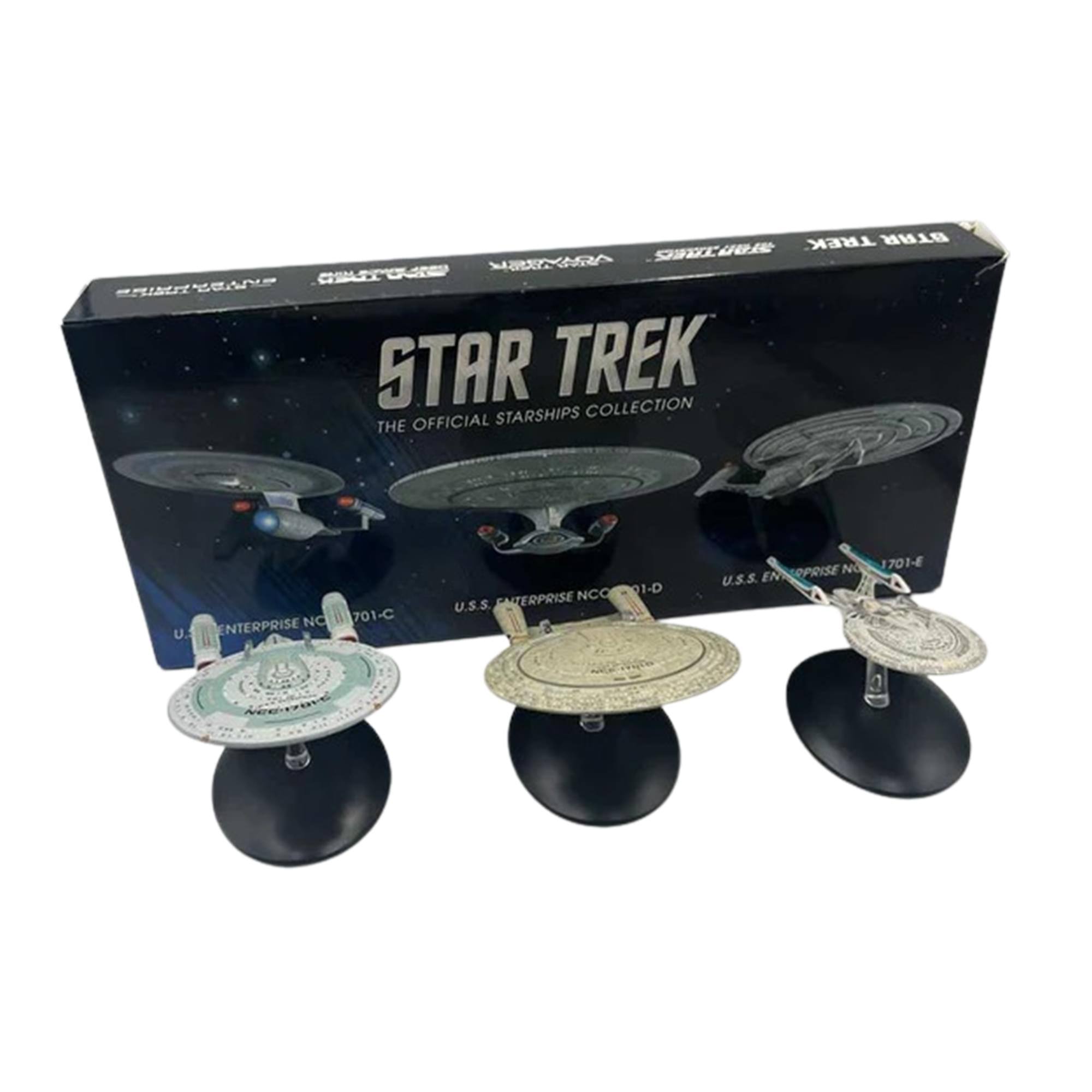 STAR TREK  
THE OFFICIAL STARSHIPS COLLECTION  
U.S.S. ENTERPRISE NCC-1701-C  
U.S.S. ENTERPRISE NCC-1701-D  
U.S.S. ENTERPRISE NCC-1701-E