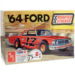 AMT - AMT1383 1964 Ford Galaxie Modified Stocker 1:25 Scale Model Kit - Black