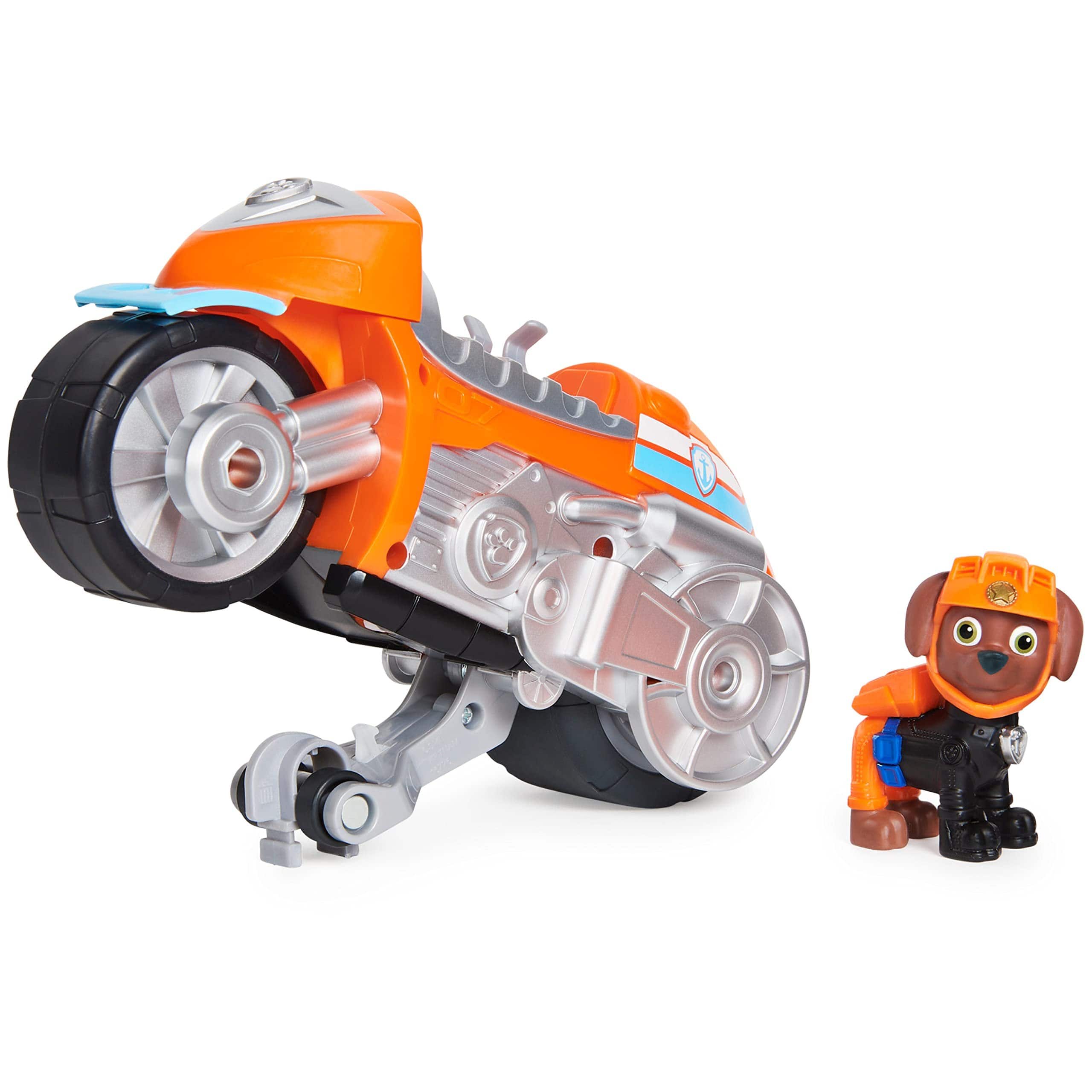 Paw Patrol - Zuma Deluxe Pull-Back Motorcycle Vehicle with Wheelie Feature and Toy Figure, Ages 3 and Up - Orange price history on PriceWatchPro