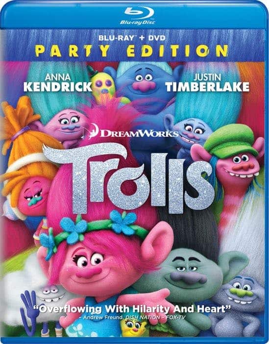 Front. Trolls (Party Edition) [Blu-ray].