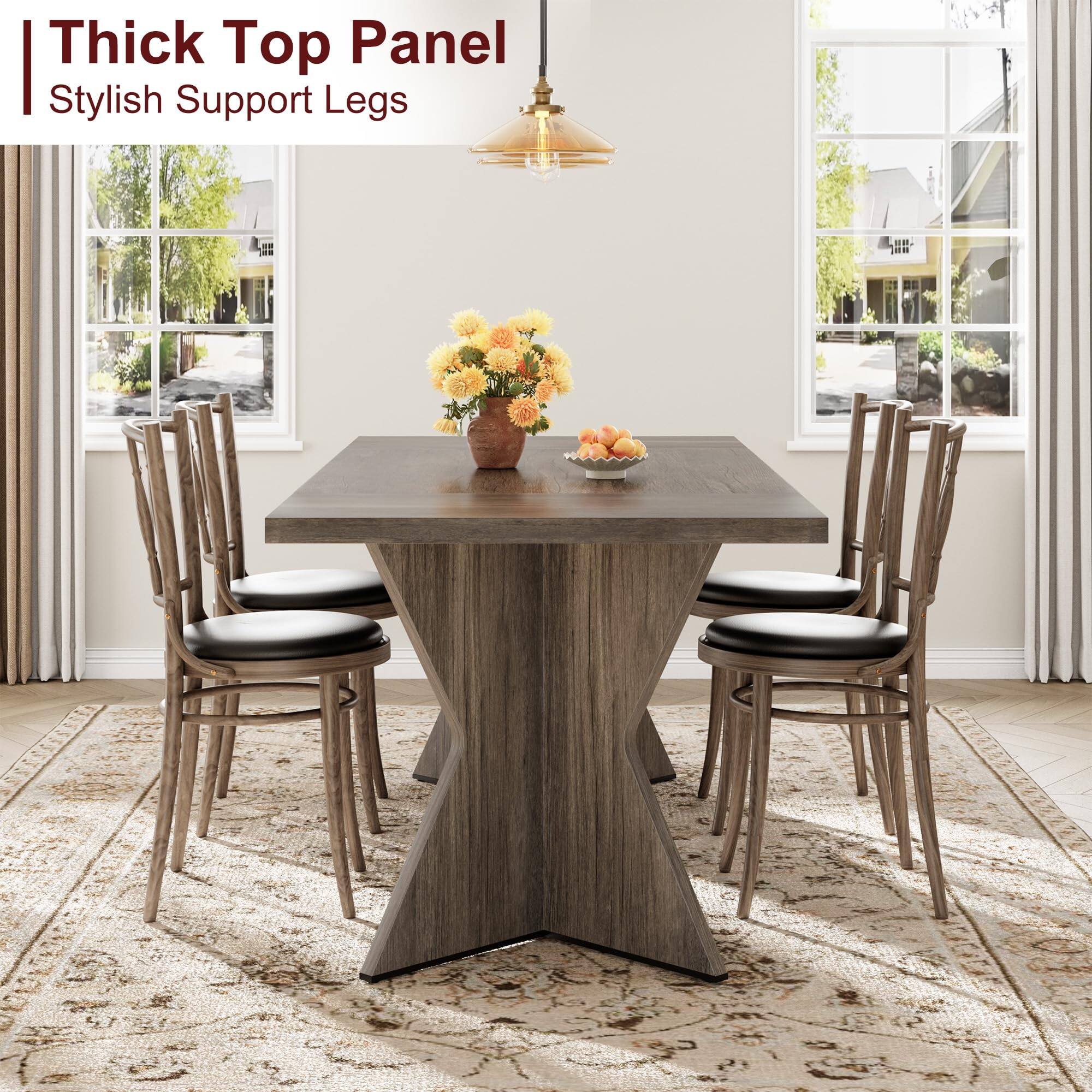 Thick Top Panel  
Stylish Support Legs