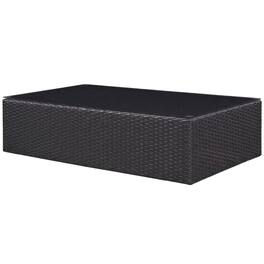 Outdoor Escape - Modern Outdoor Coffee Table With Durable Wood Finish For Patio Use - Brown