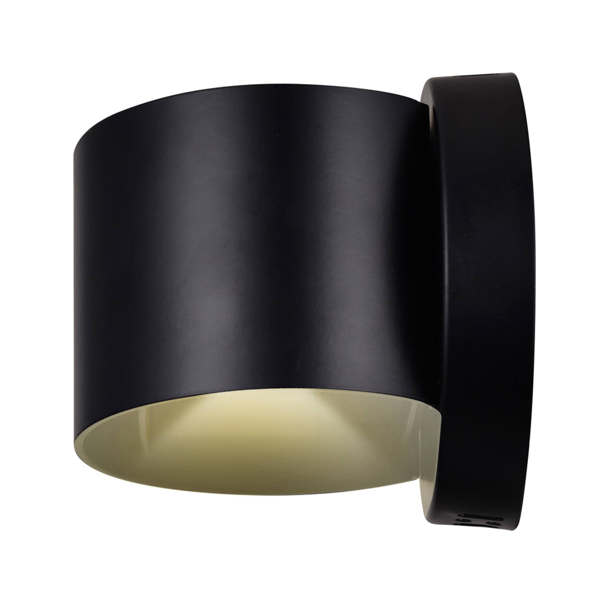 Left. CWI Lighting - Lilliana LED Wall Sconce With Black Finish - Black.