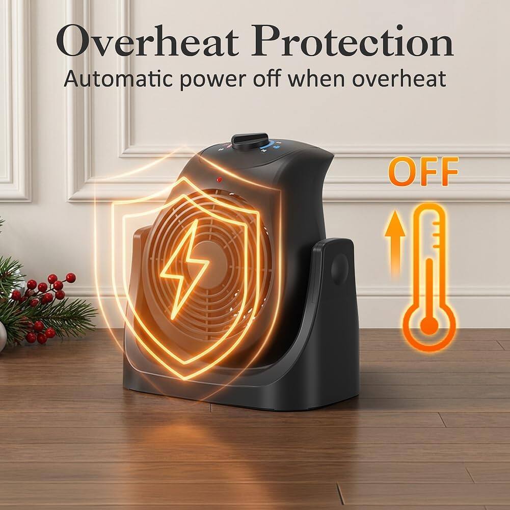 Overheat Protection  
Automatic power off when overheated