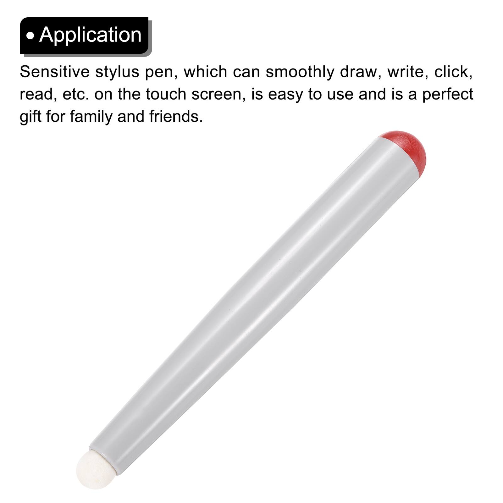 Application

Sensitive stylus pen, which can smoothly draw, write, click, read, etc. on the touch screen, is easy to use and is a perfect gift for family and friends.