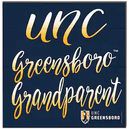 Jardine - UNCG Spartans 10'' x 10'' Grandparent Plaque - Navy