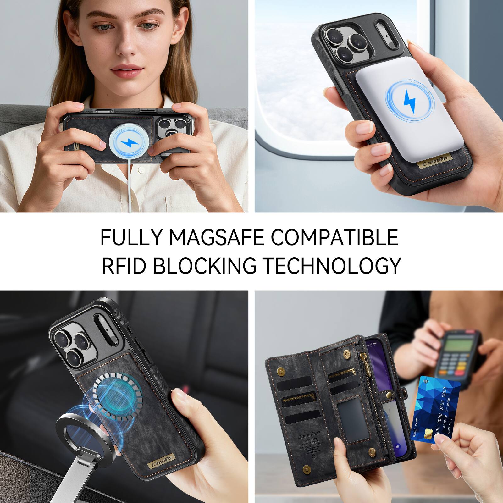 FULLY MAGSAFE COMPATIBLE RFID BLOCKING TECHNOLOGY