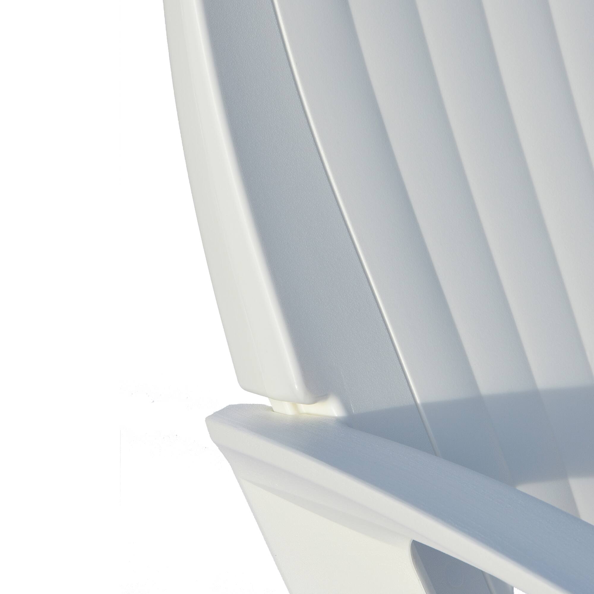 Alt View 5. Semco - Semco Rockaway Heavy Duty All Weather Outdoor Rocking Chair, White (3 Pack) - White.