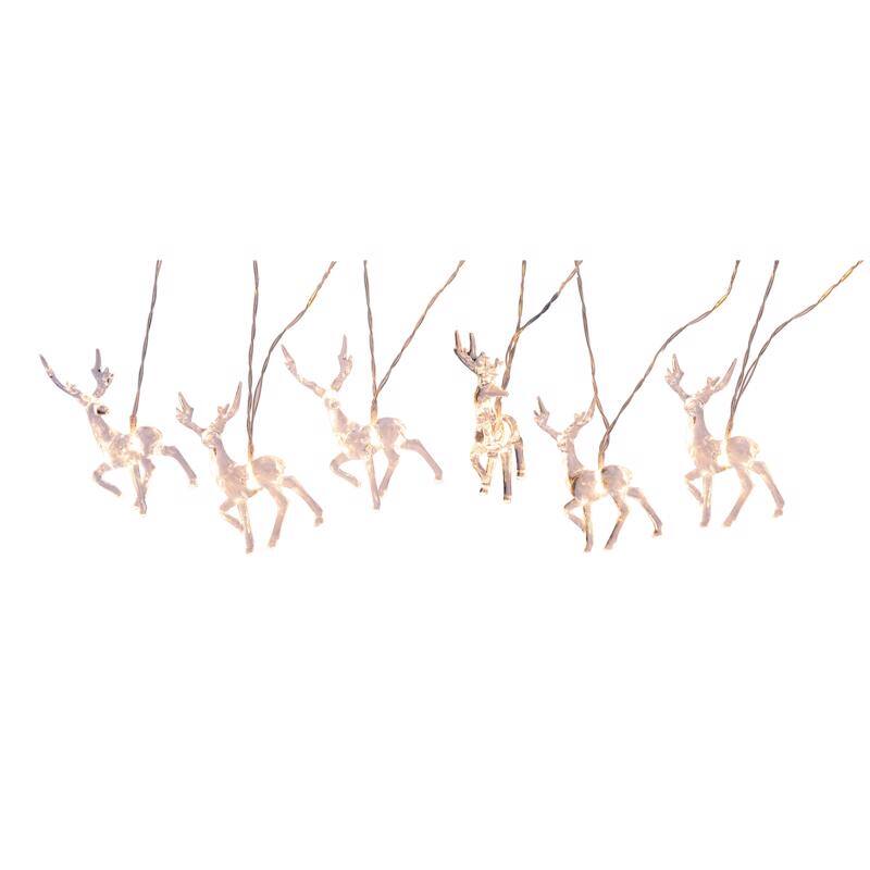 Angle. Celebrations - Celebrations LED Micro/5mm Warm White 10 ct String Christmas Lights 17.72 ft..