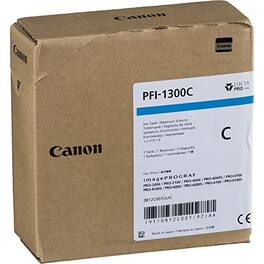 Canon - Lucia Pro Pfi-1300 C Ink Cartridge - Cyan - Inkjet