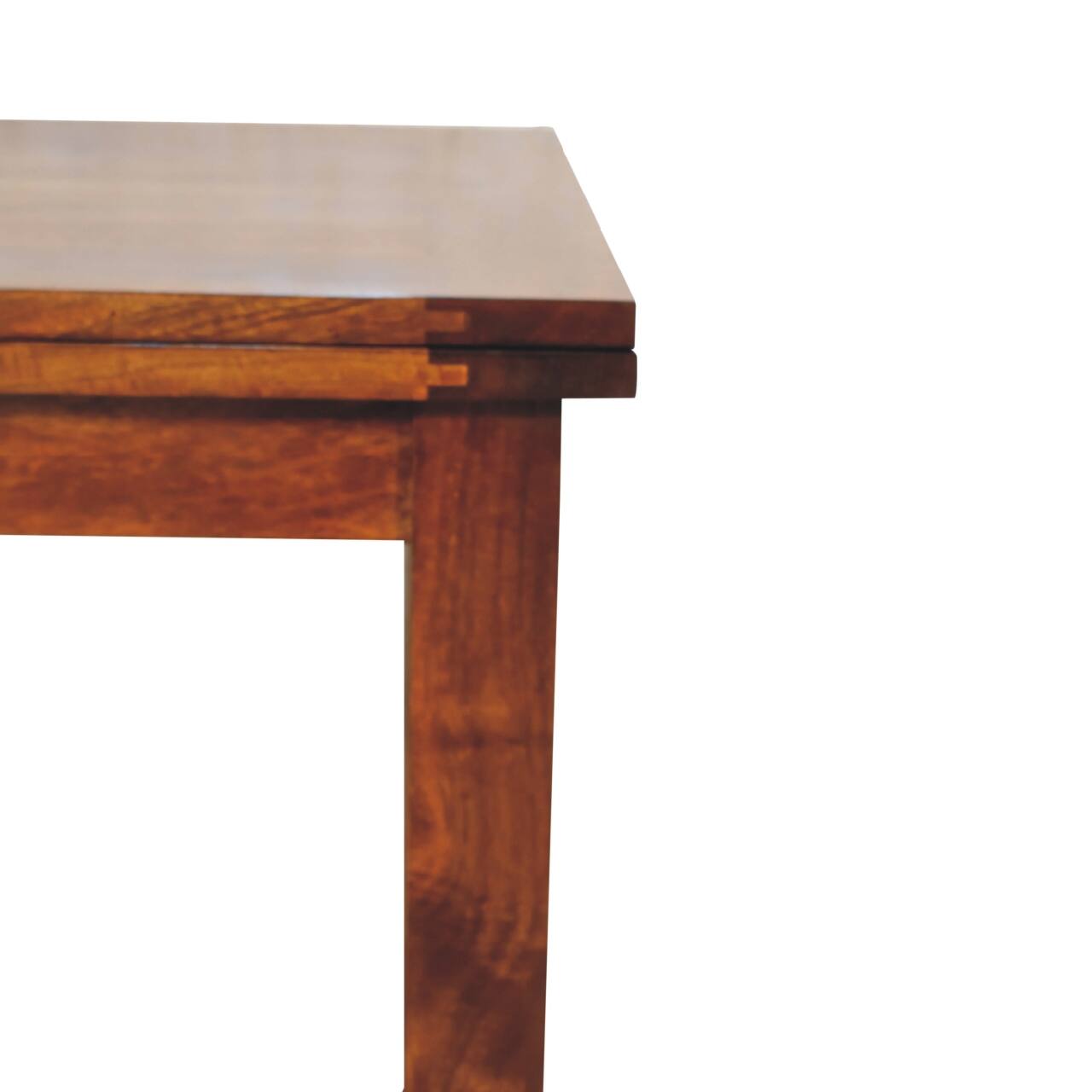 Alt View 6. Artisan Furniture - Chestnut Butterfly Dining Table - Dark Brown.