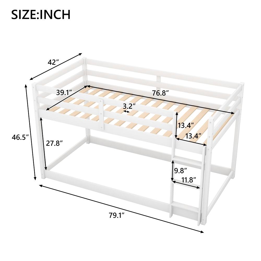 SIZE: INCH  
42" 39.1" 76.8" 3.2" 46.5" 27.8" 13.4" 13.4" 9.8" 11.8" 79.1"