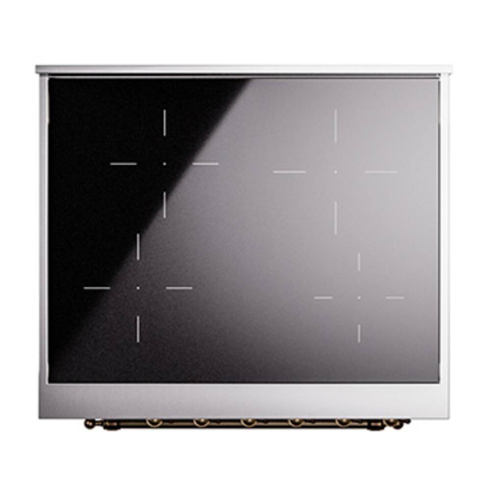 Alt View 8. ILVE - ILVE Nostalgie II 40 inch Induction Range with 6 Induction Elements (Graphite Matte) - Graphite Matte.