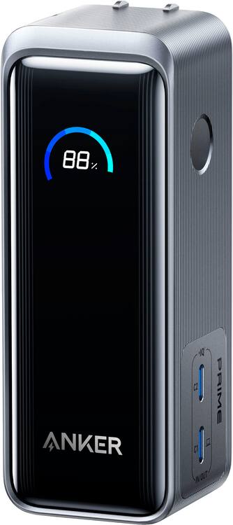 Anker Prime Power Bank (9.6K, 65W, Fusion) Black A1339111-1 - Best Buy Anker Prime Power Bank (9.6K, 65W, Fusion) Black A1339111-1 - Best Buy
