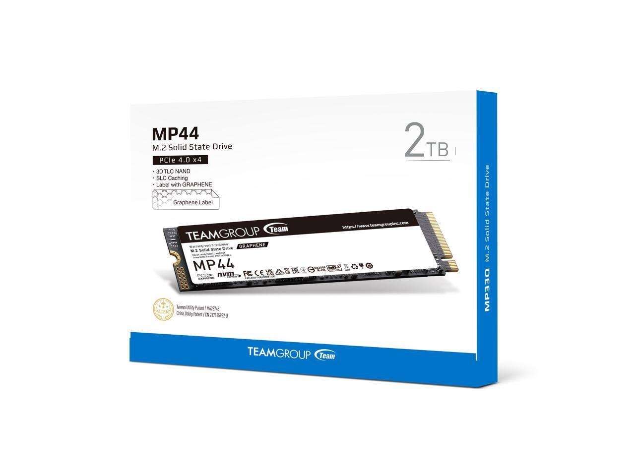 Team Group MP44 M.2 2280 2TB PCIe 4.0 x4 NVMe SSD (R/W up to 7400