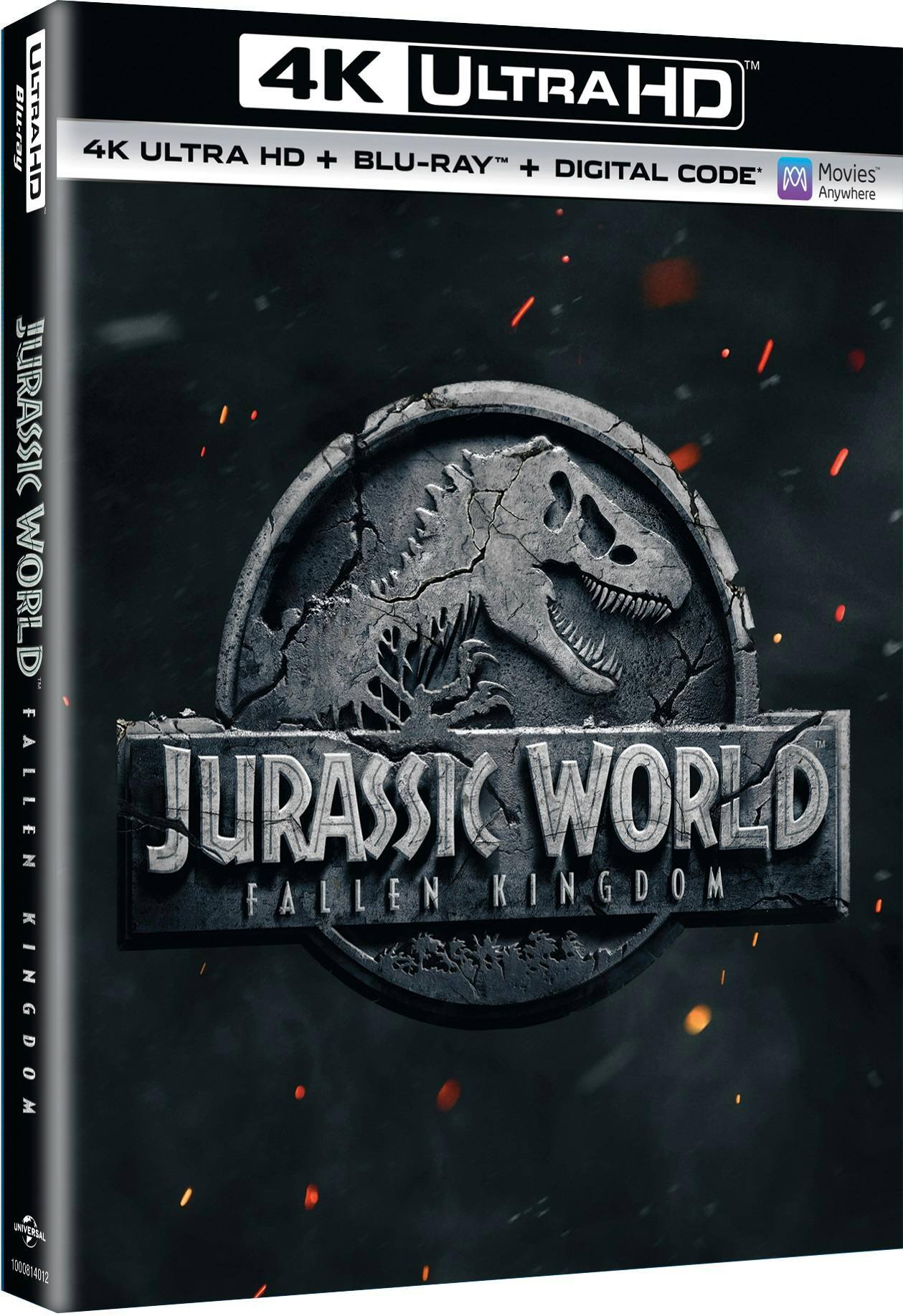 Angle. Jurassic World: Fallen Kingdom   - 4K Blu-Ray.