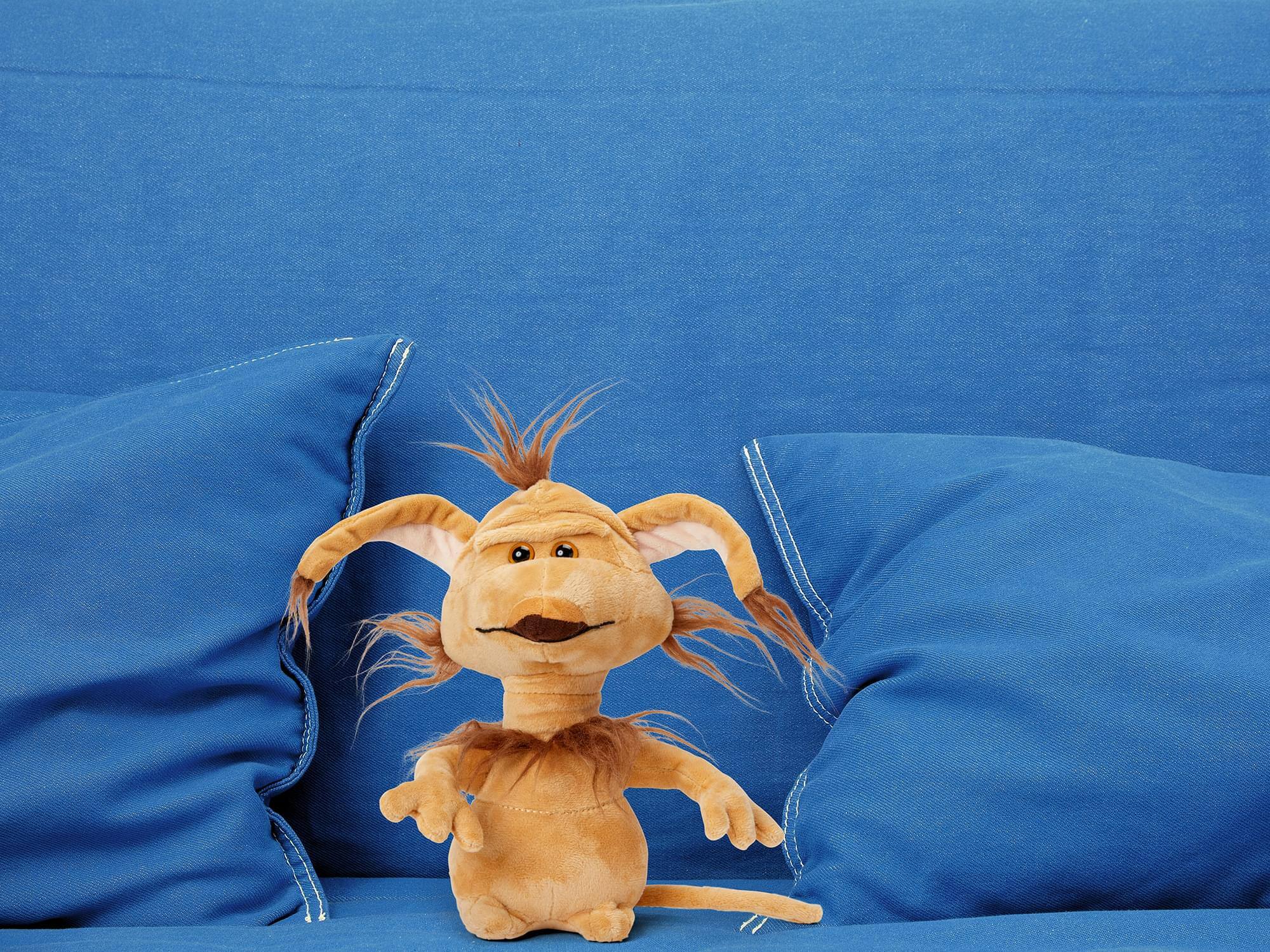 Alt View 4. Star Wars - Stuffed Star Wars Plush Toy - 7" Talking Salacious Crumb Doll - Brown.