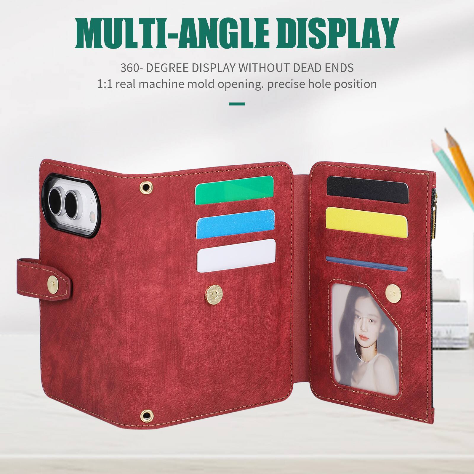MULTI-ANGLE DISPLAY  
360-DEGREE DISPLAY WITHOUT DEAD ENDS  
1:1 real machine mold opening. precise hole position