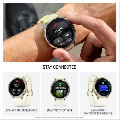 Garmin - Venu 4 GPS Smartwatch 41 mm Fiber-reinforced polymer - Lunar Gold - (2025) Garmin - Venu 4 GPS Smartwatch 41 mm Fiber-reinforced polymer - Lunar Gold - (2025)