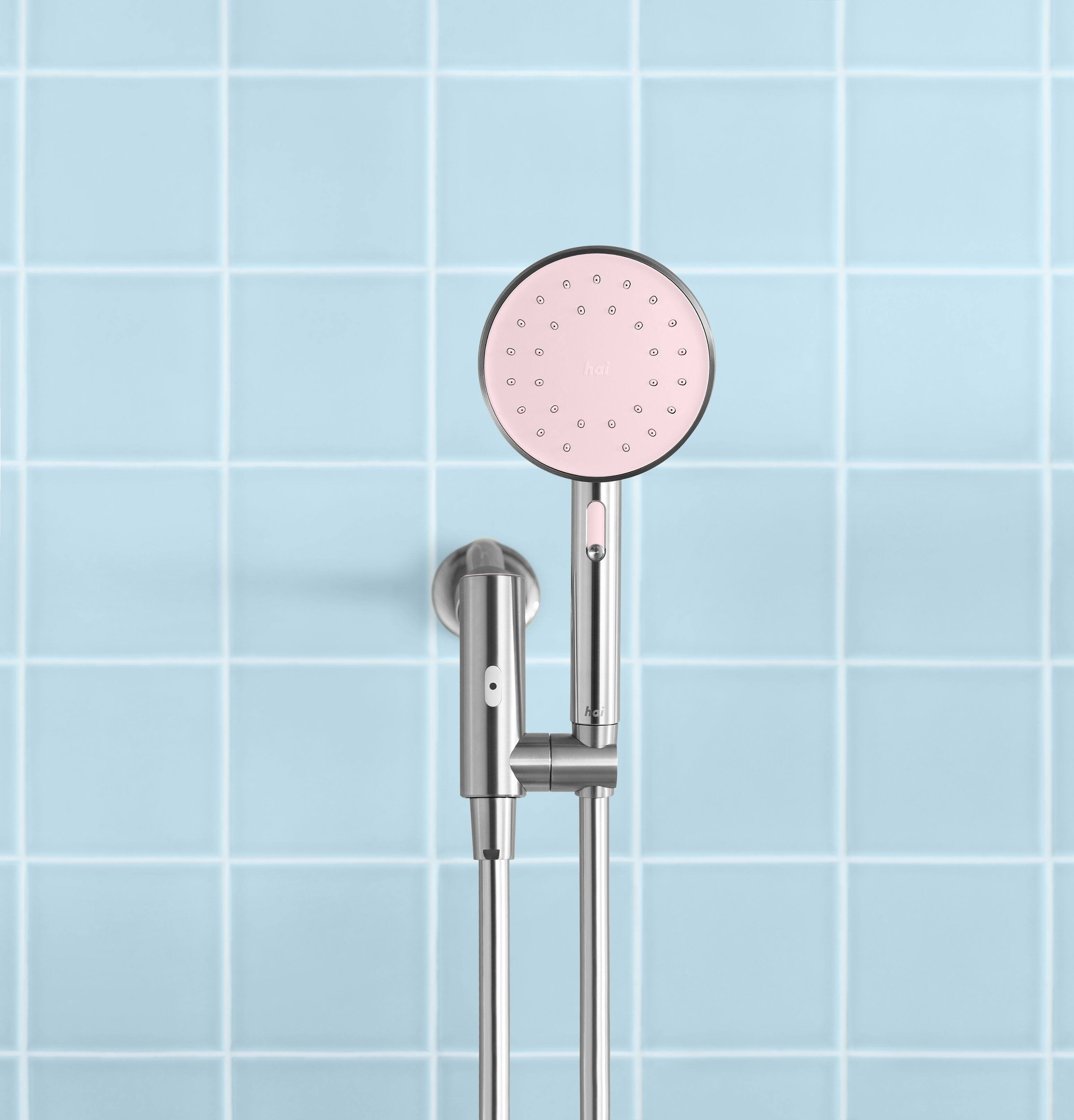 Alt View 14. hai - Smart 1.8 GPM Handheld Showerhead - Rose Quartz.