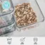 The text on the image reads "Martha Stewart removable lids crack resistant stack and slide".