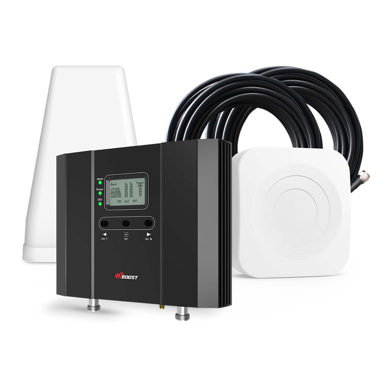 HiBoost - F20g-5s-iot 15k Smart Link Cell Phone Signal Booster, F20g-5s-iot - Black