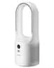 VEVOR - Desk Fan Bladeless, 12.99 Inch Portable Desk Fan, 6-Speed USB Quiet Cooling Small Tower Fan with Rechargeable Battery - White